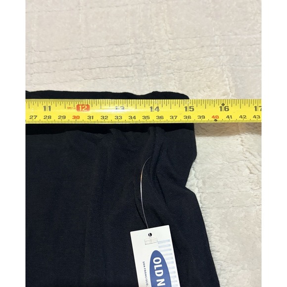 Old Navy Black Maxi Skirt Size M Side Slit NWT - Picture 6 of 7
